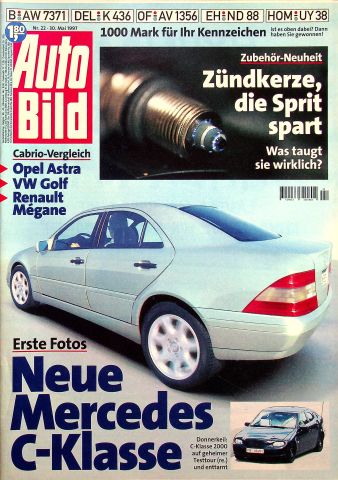 Deckblatt Auto Bild (22/1997)